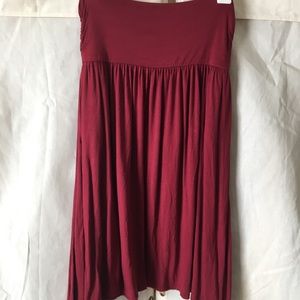 Yoga waistband style skirt